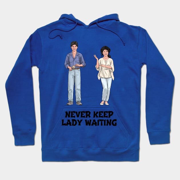 Never Keep Lady Waiting Hoodie by PreservedDragons